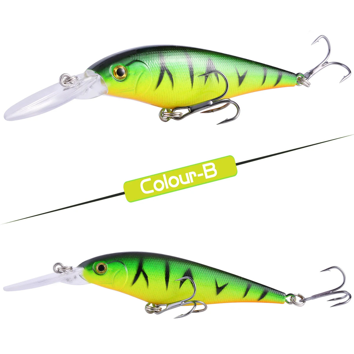 Isca Artificial Minnow de Barbela Longa 13 cm 11 g – Mergulha até 2 m – Para Tucunaré e Robalo