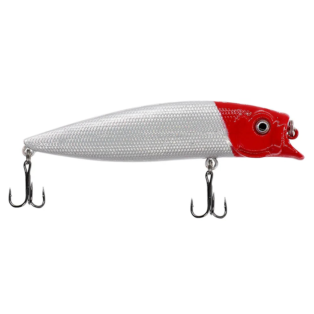Isca Artificial de Superfície Popper 9 cm 12 g – Para Tucunaré, Robalo e Traíra – 10 Cores