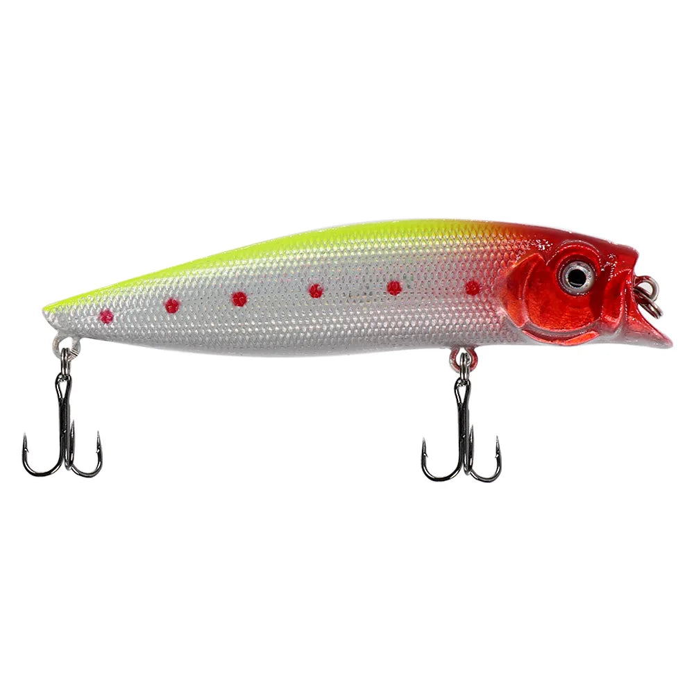 Isca Artificial de Superfície Popper 9 cm 12 g – Para Tucunaré, Robalo e Traíra – 10 Cores