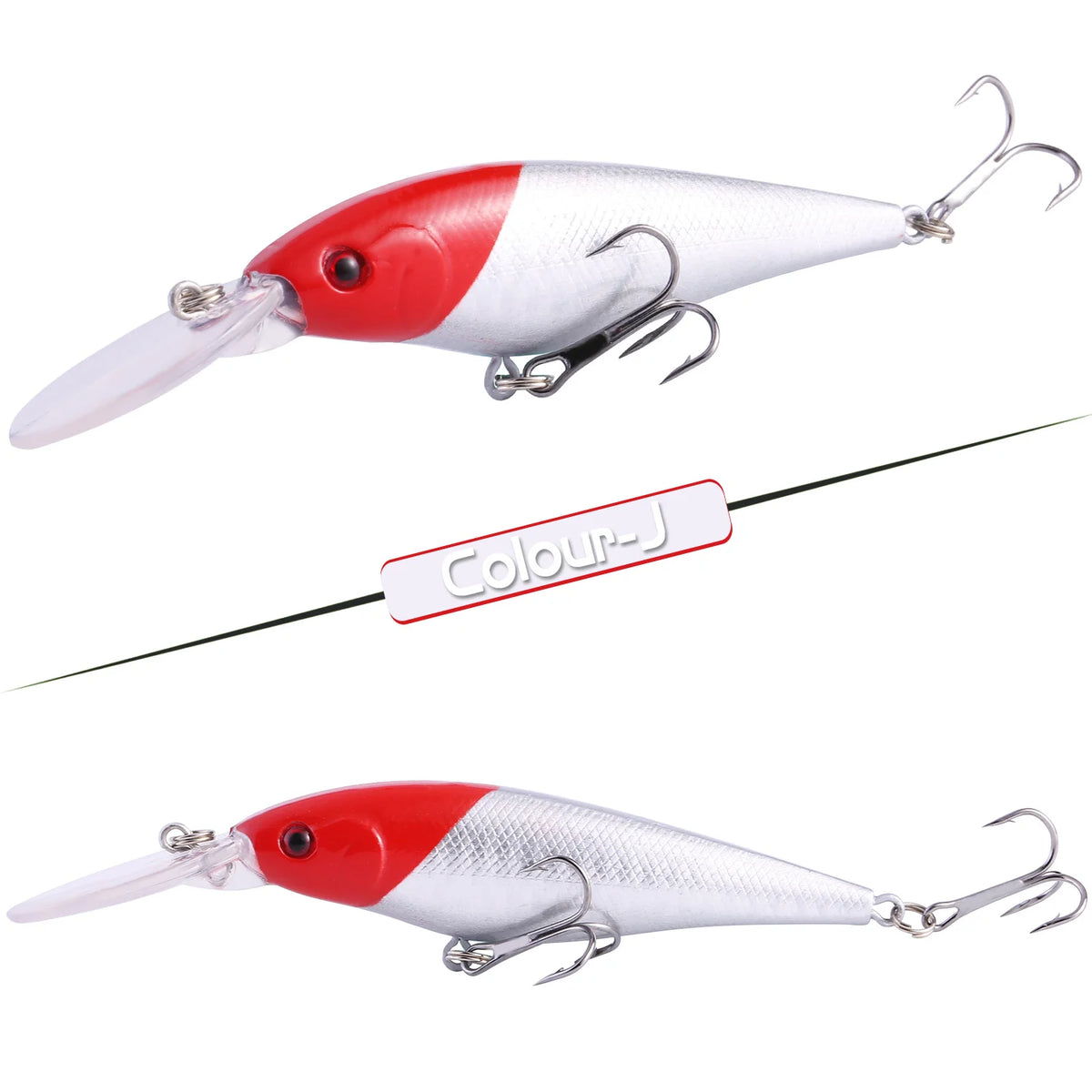 Isca Artificial Minnow de Barbela Longa 13 cm 11 g – Mergulha até 2 m – Para Tucunaré e Robalo