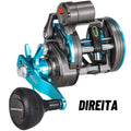 Carretilha Perfil Redondo com Contador de Linha 5.1:1 – Pesca Embarcada e de Barranco