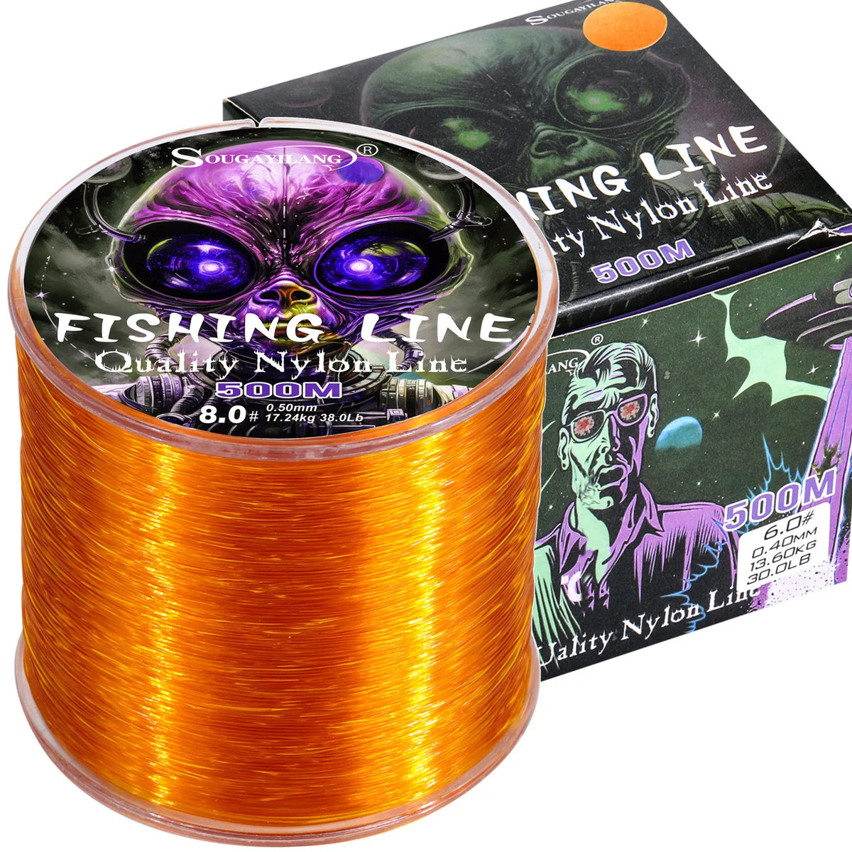 Linha de Nylon Monofilamento 500 m – 0,14 a 0,50 mm