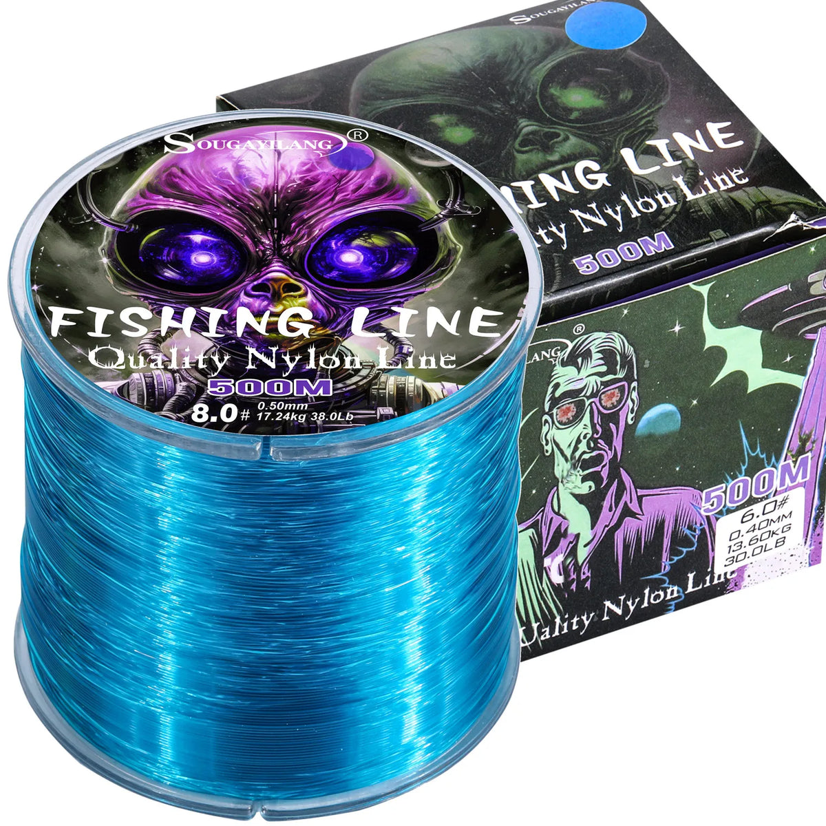 Linha de Nylon Monofilamento 500 m – 0,14 a 0,50 mm