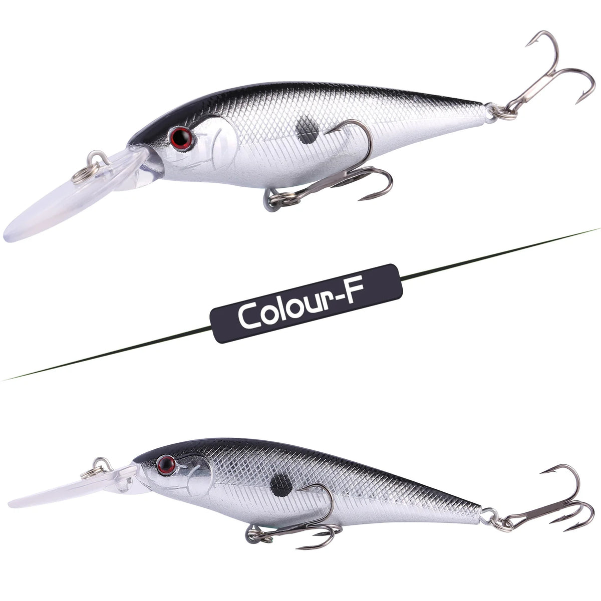 Isca Artificial Minnow de Barbela Longa 13 cm 11 g – Mergulha até 2 m – Para Tucunaré e Robalo
