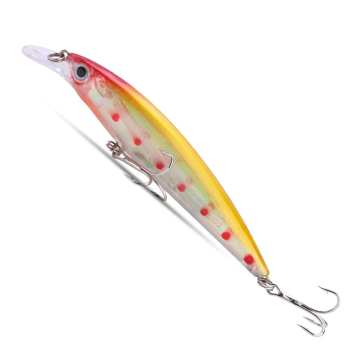 Isca Artificial Minnow 11,3 cm 15 g com Esferas de Peso – Arremesso Longo – 10 Cores