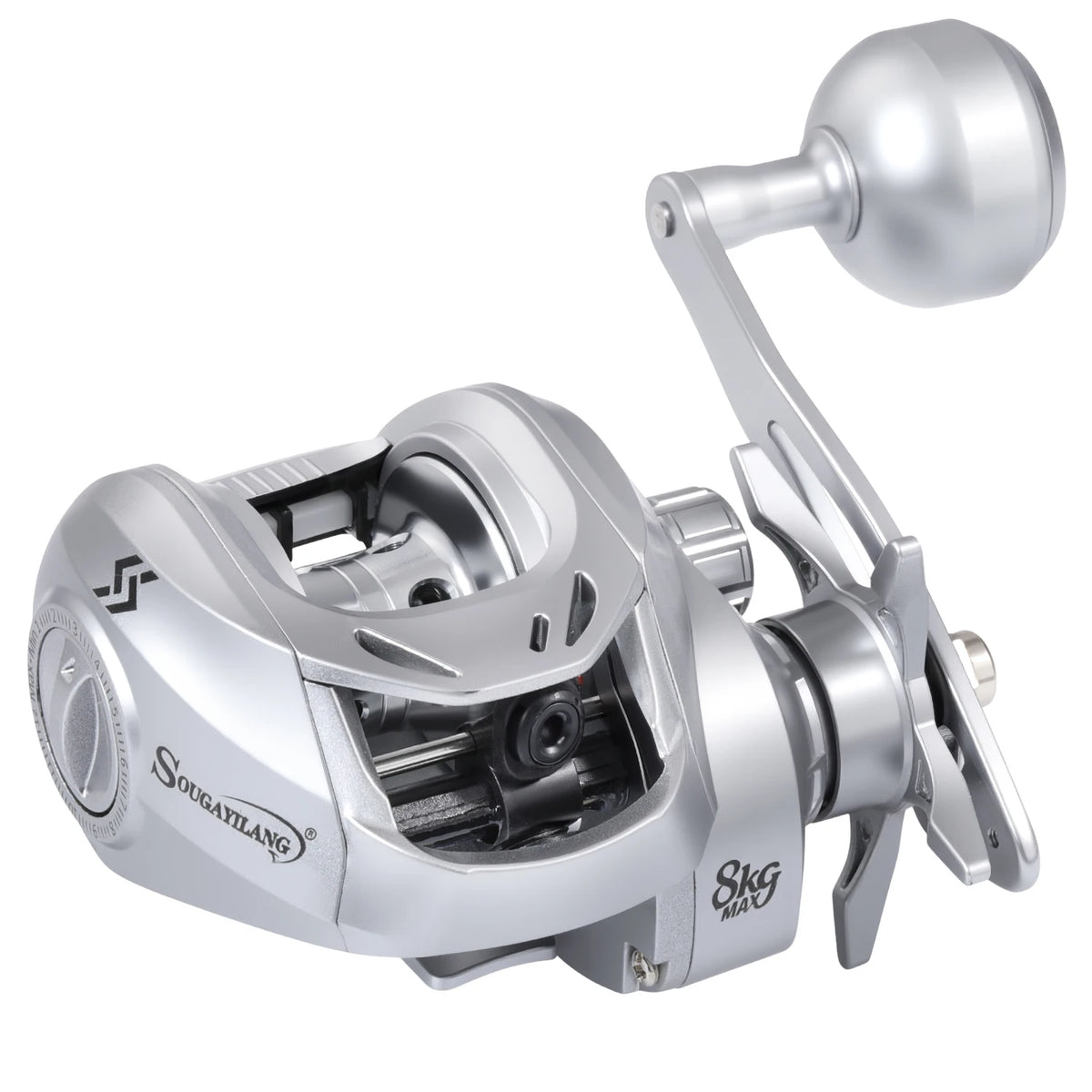 Carretilha Perfil Baixo 6.3:1 Freio Magnético 12 Níveis e Drag 8 kg – Ideal para Iniciantes