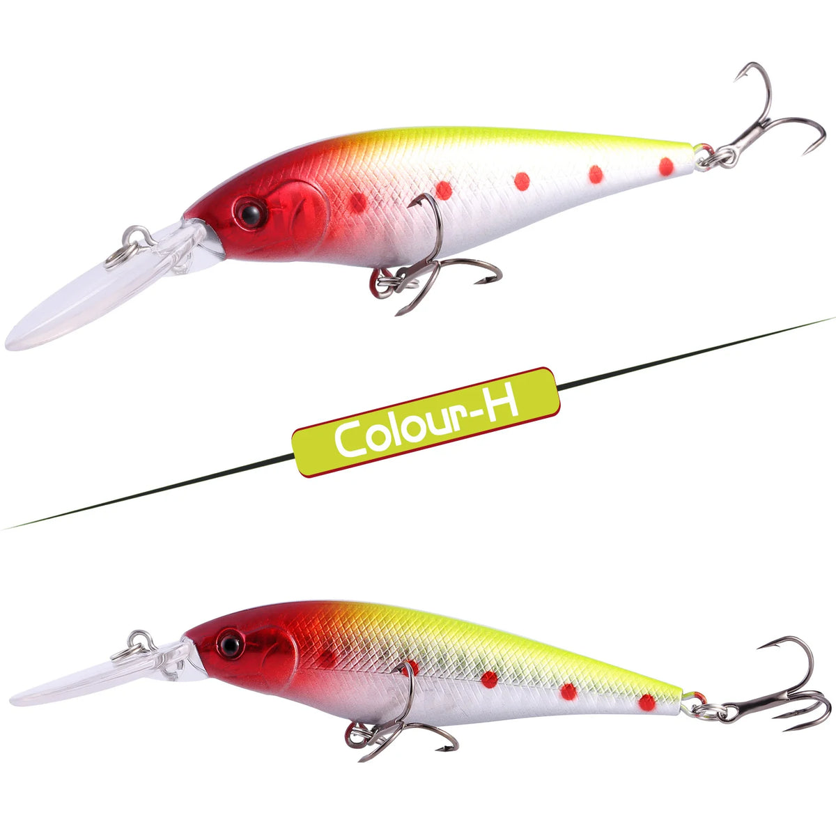 Isca Artificial Minnow de Barbela Longa 13 cm 11 g – Mergulha até 2 m – Para Tucunaré e Robalo