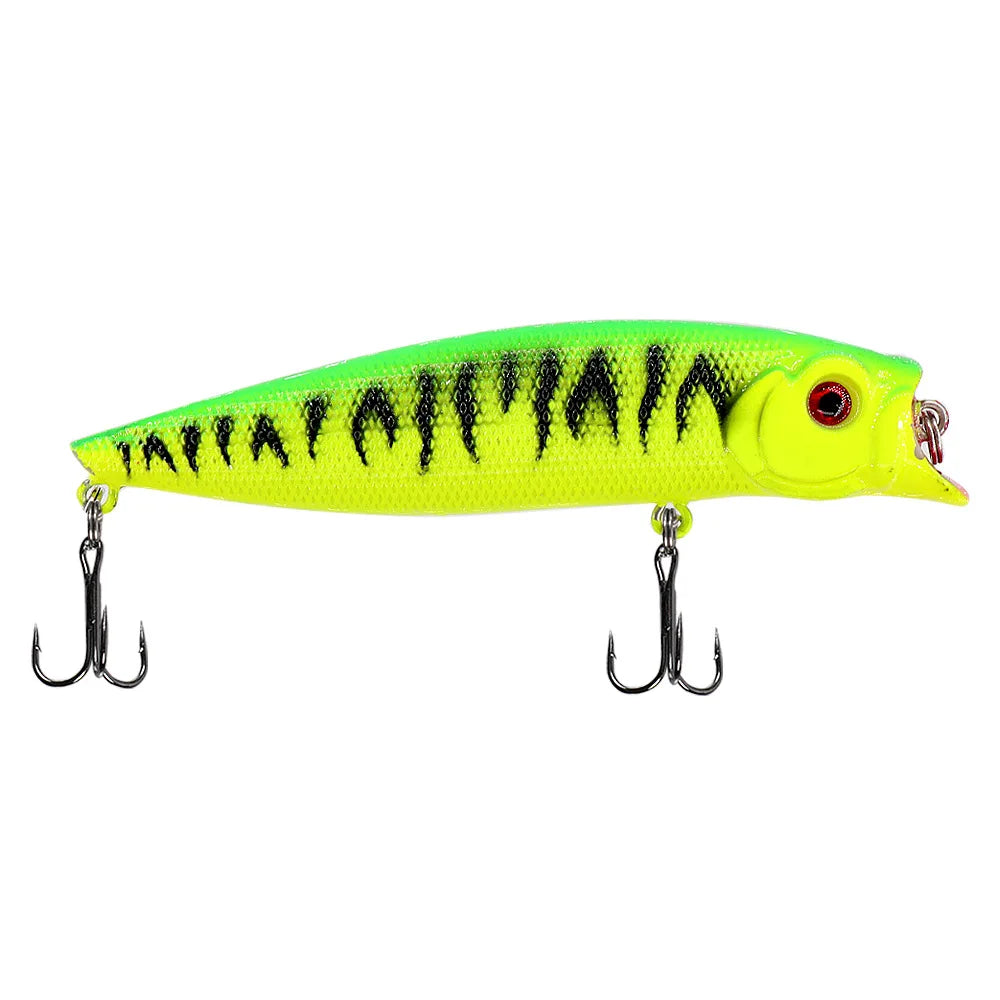 Isca Artificial de Superfície Popper 9 cm 12 g – Para Tucunaré, Robalo e Traíra – 10 Cores