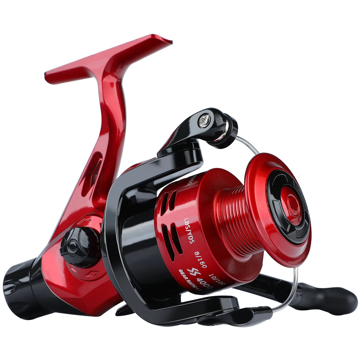 Molinete 4000 Fricção Traseira 5.2:1 com 4 Rolamentos e Drag 5kg