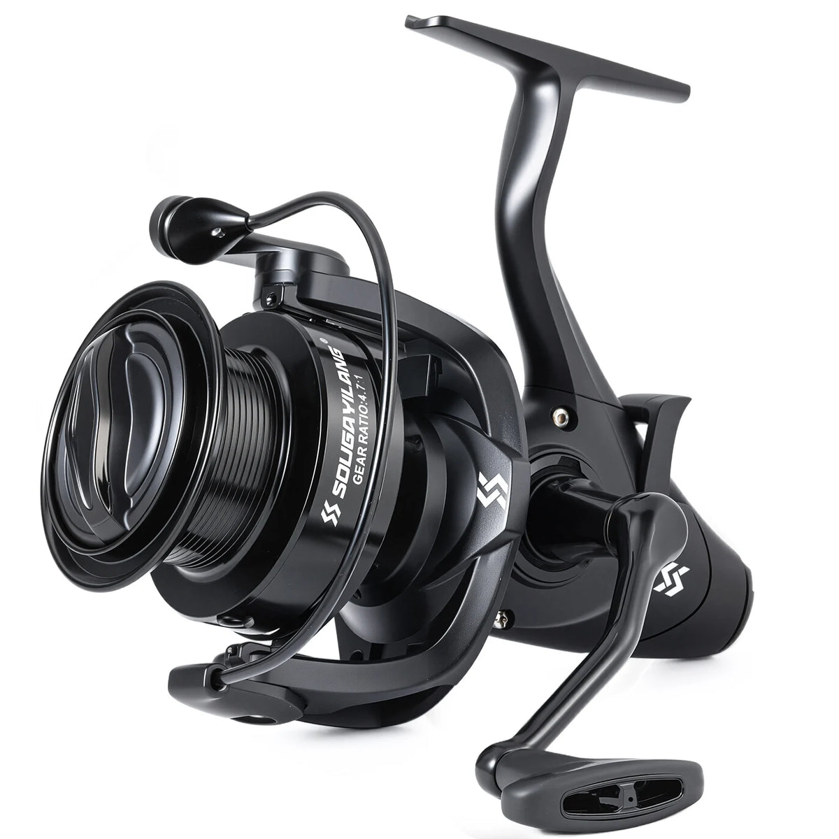Molinete 6000 e 7000 para Praia e Pesca Pesada com Carretel de Alumínio e Drag 15 kg