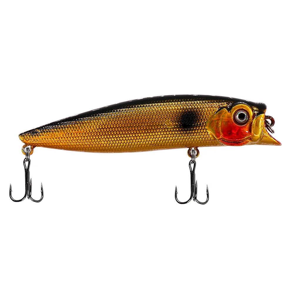 Isca Artificial de Superfície Popper 9 cm 12 g – Para Tucunaré, Robalo e Traíra – 10 Cores