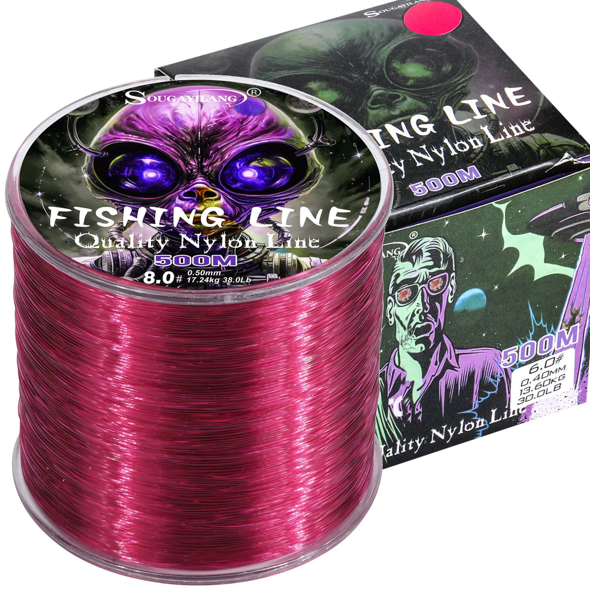 Linha de Nylon Monofilamento 500 m – 0,14 a 0,50 mm