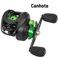 Carretilha Perfil Baixo 7.2:1 Drag 10 kg com Carretel de Metal – Leve, 200 g