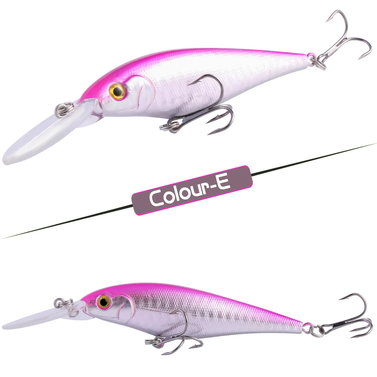 Isca Artificial Minnow de Barbela Longa 13 cm 11 g – Mergulha até 2 m – Para Tucunaré e Robalo