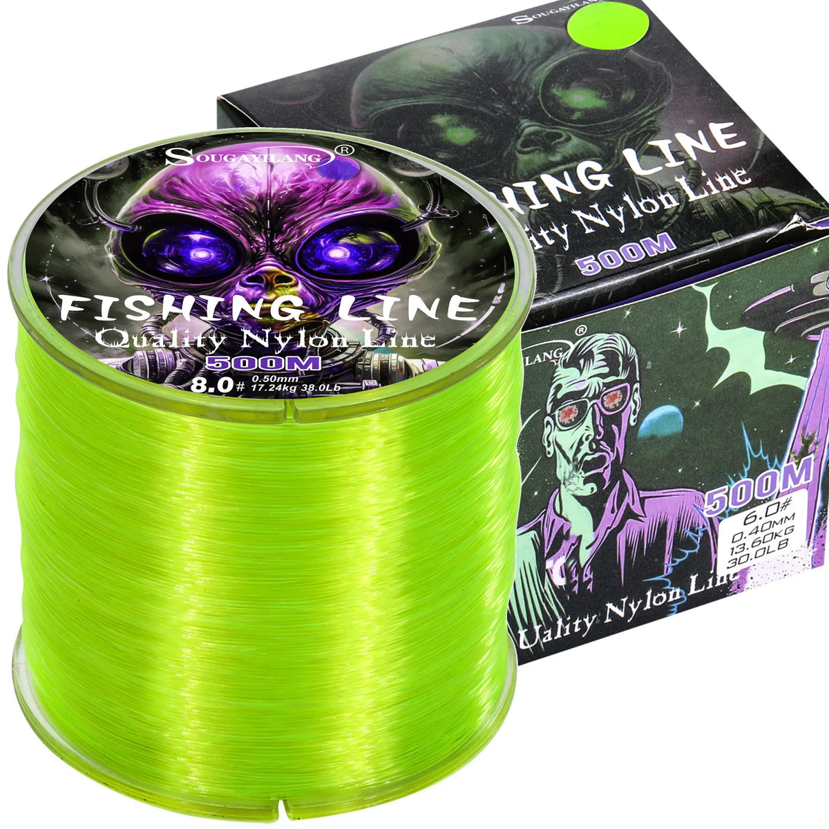Linha de Nylon Monofilamento 500 m – 0,14 a 0,50 mm