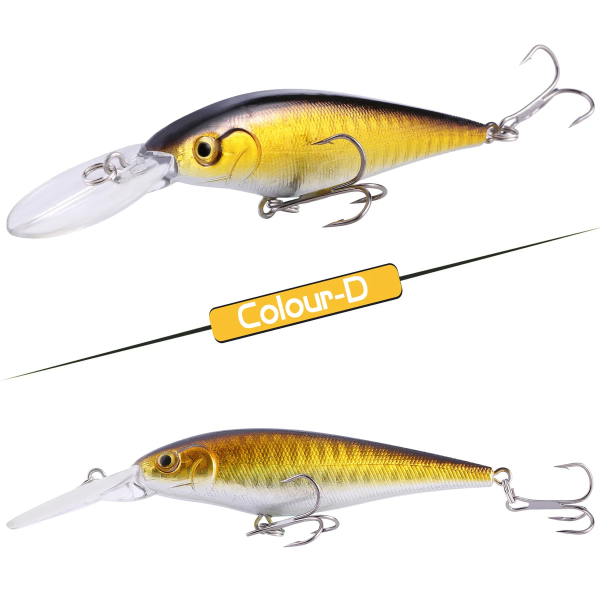 Isca Artificial Minnow de Barbela Longa 13 cm 11 g – Mergulha até 2 m – Para Tucunaré e Robalo
